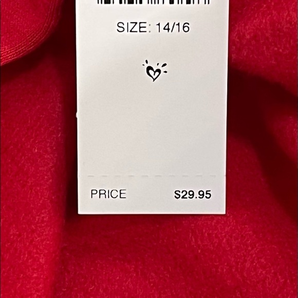 NWT Justice girl pullover/hoodie - Picture 2 of 3